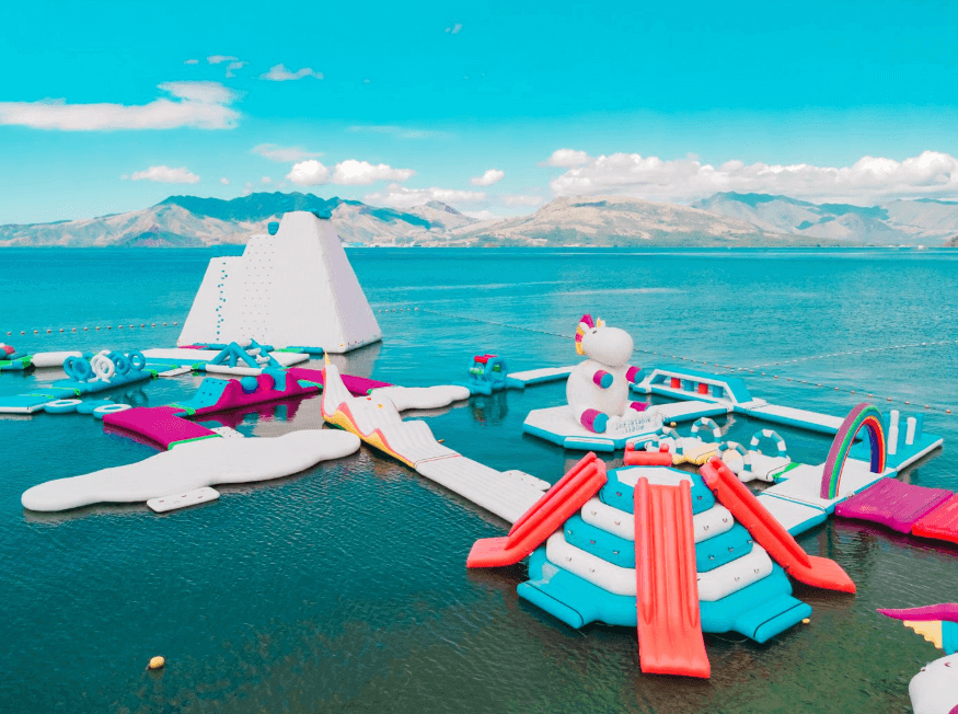 Playgrounds - Inflatable Island Playground